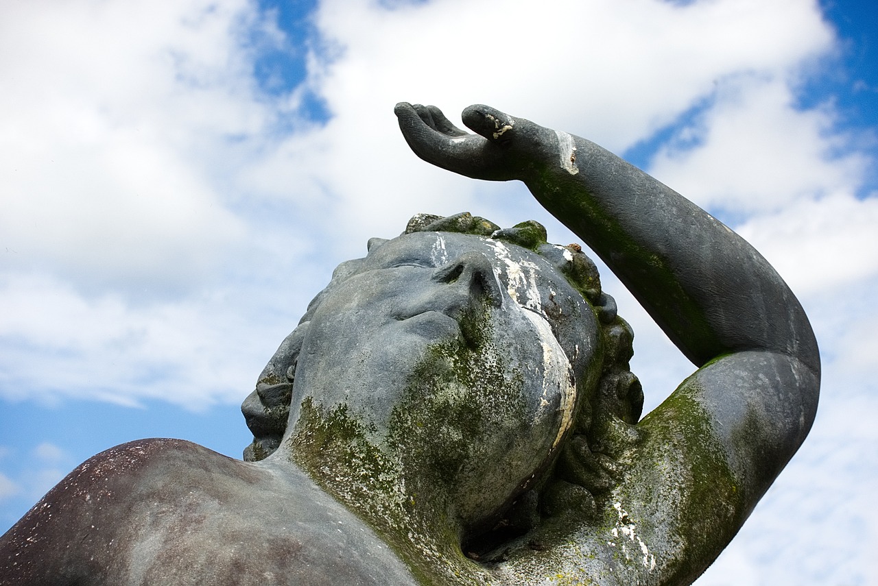 Bird poop statue